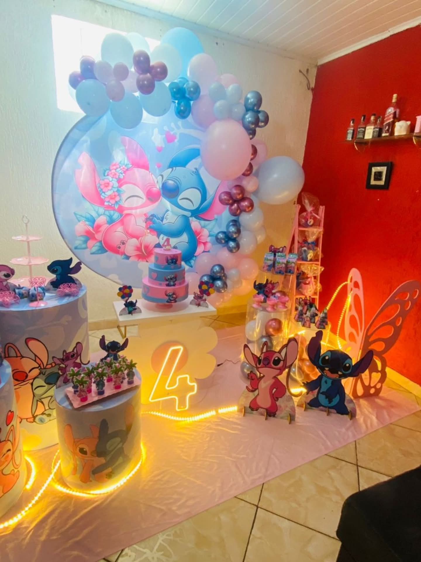 Decoração de festa realizada pela Gleide Decorações