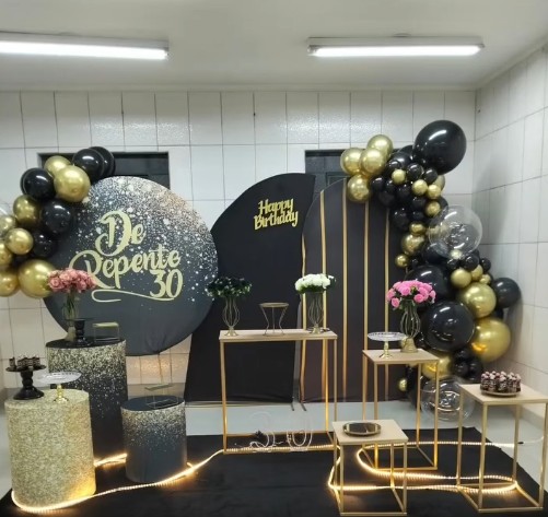 Decoração de festa realizada pela Gleide Decorações