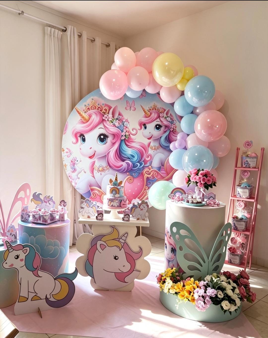 Decoração de festa realizada pela Gleide Decorações